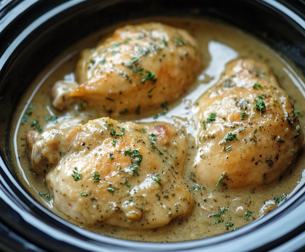 crockpot chicken and gravy