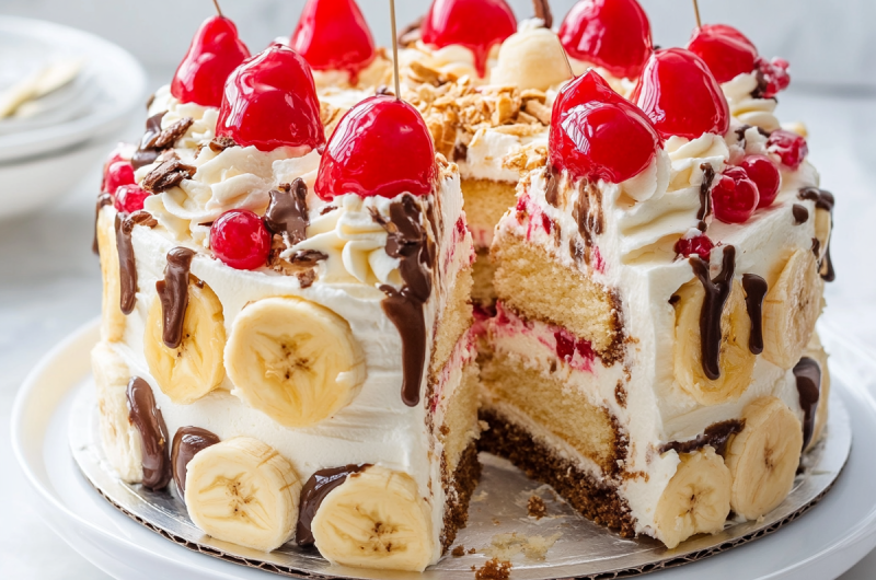 Banana Split Cake