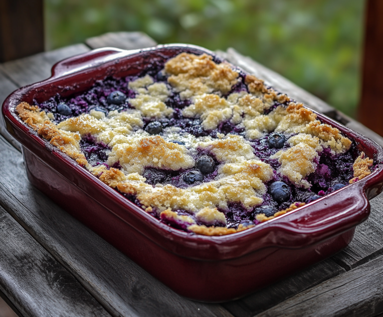 blueberry dump cake
