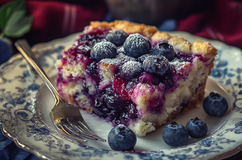 Easy Blueberry Dump Cake Recipe