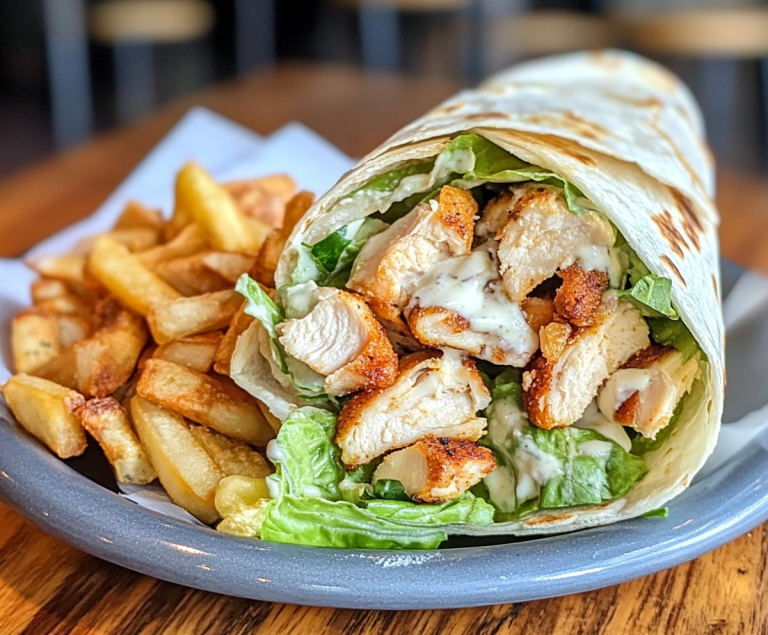 How to Make a Chicken Caesar Wrap at Home