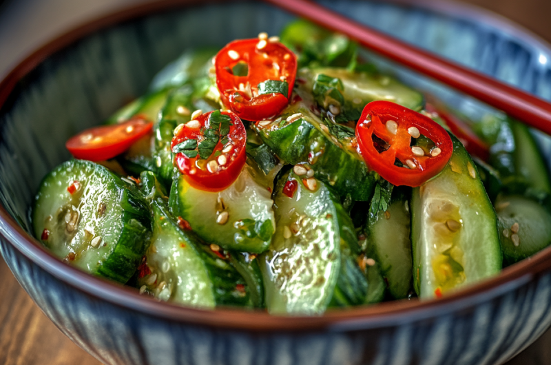 Quick and Easy Cucumber Chow Recipe