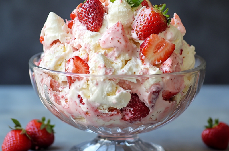 Light and Creamy Strawberry Eton Mess Dessert Recipe