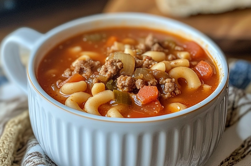 Easy Hamburger Soup Recipe
