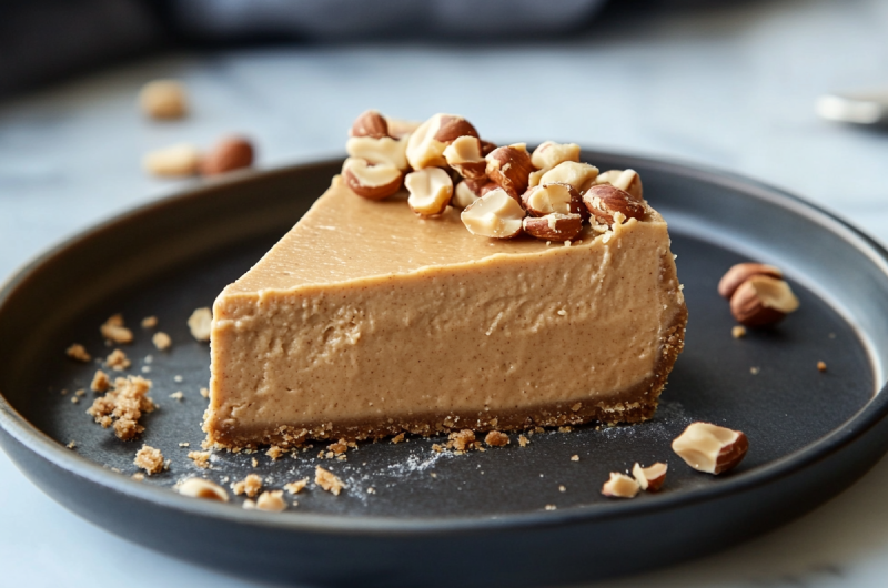 Creamy No Bake Peanut Butter Pie Recipe