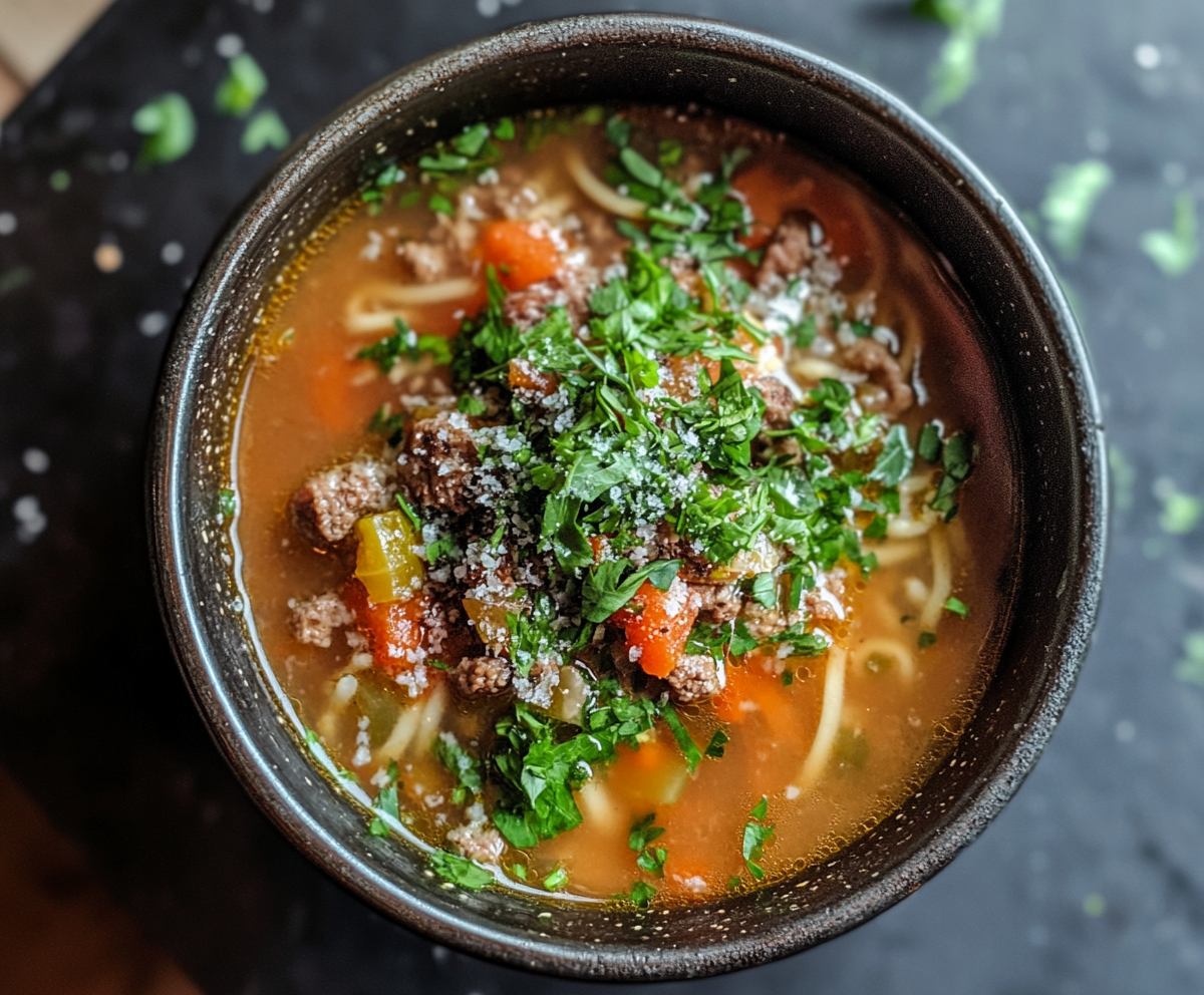 hamburger soup recipe
