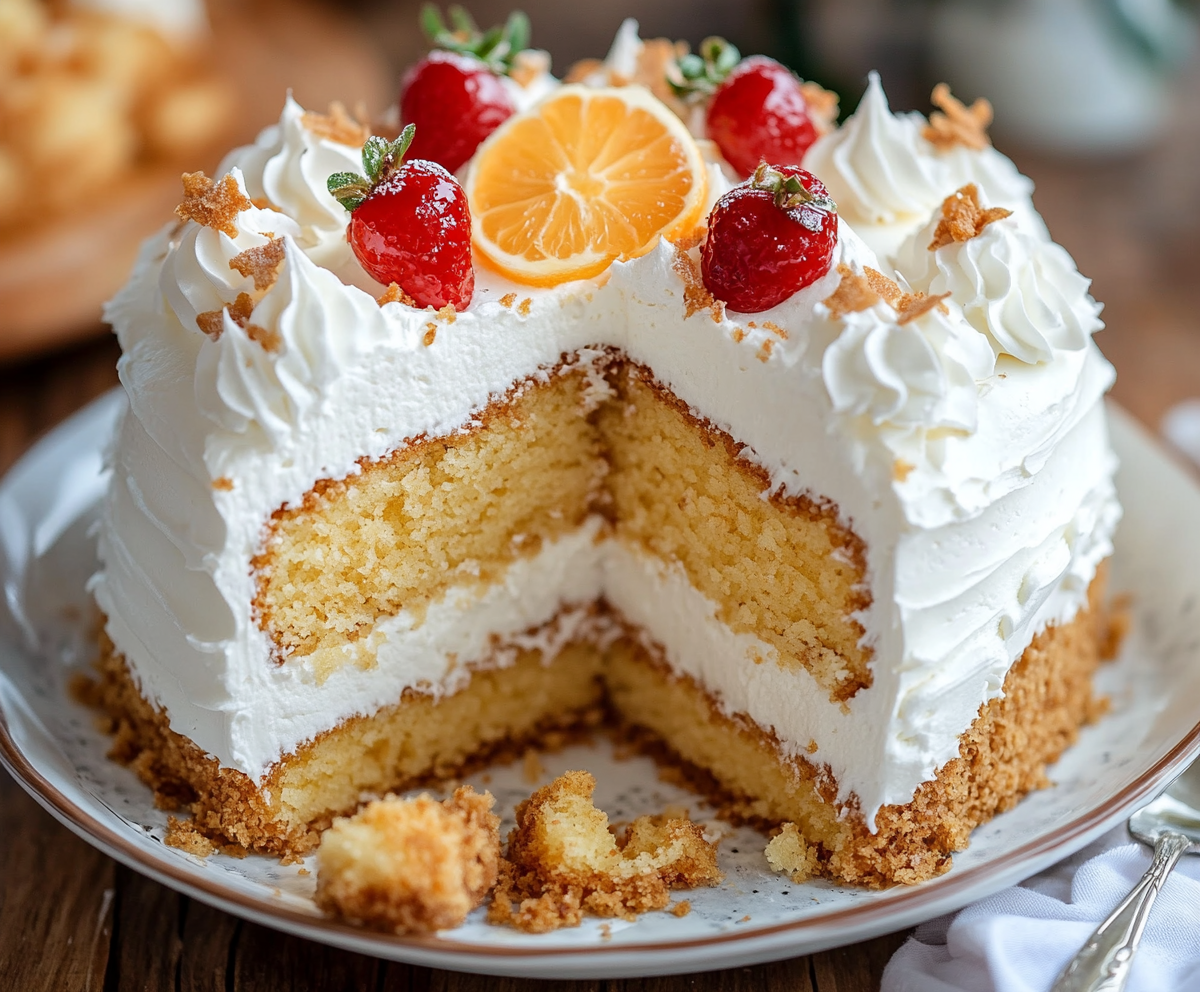 hawaiian cake recipe with whipped cream