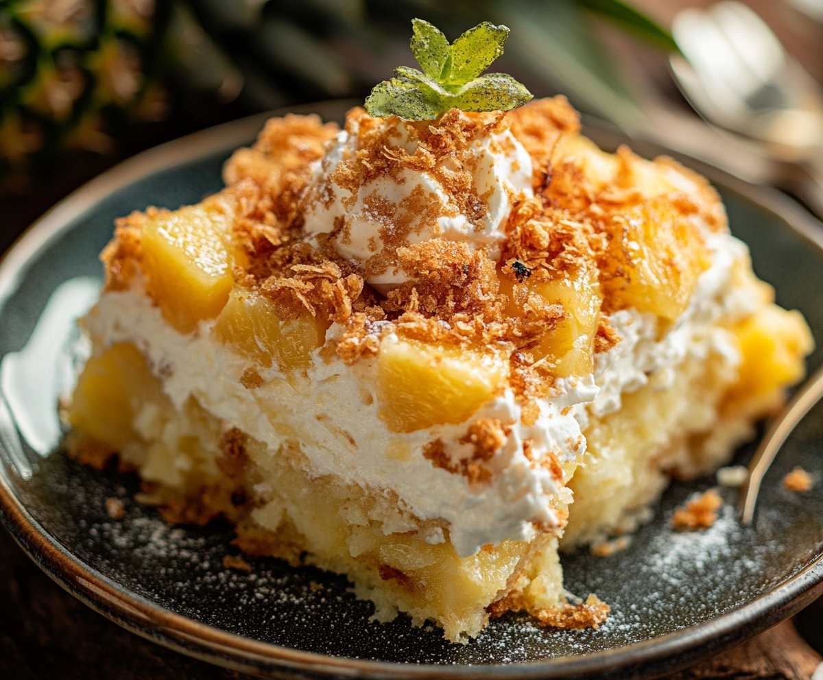 pineapple dump cake