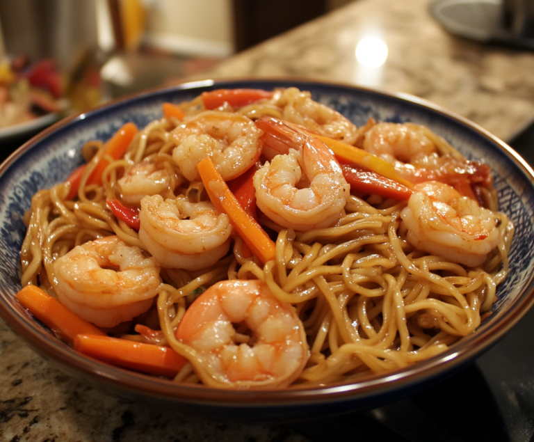 shrimp lo mein