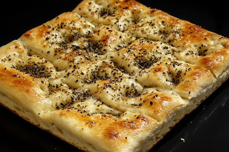 Easy Sourdough Focaccia with a Perfect Golden Crust