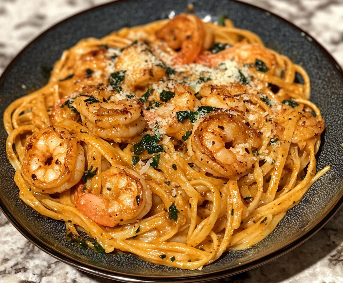 spicy chipotle shrimp pasta