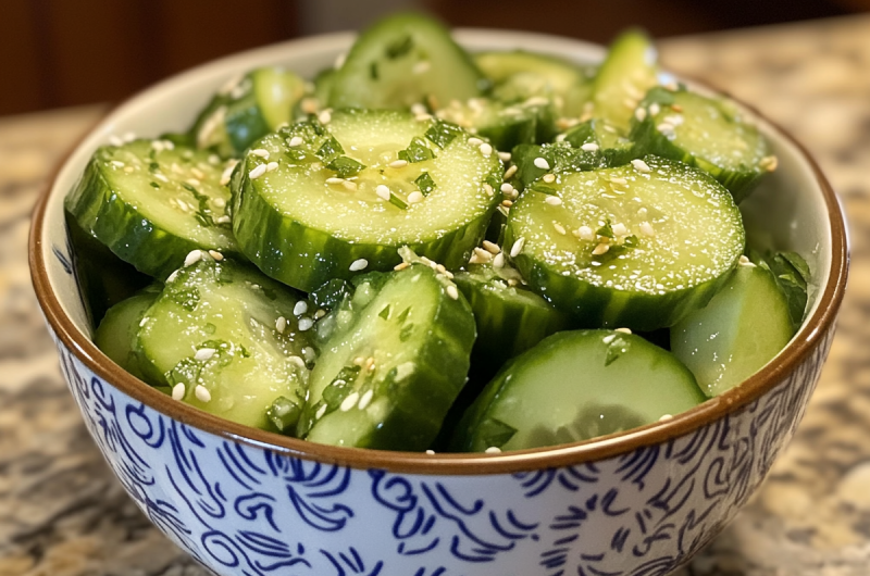 TikTok Asian Cucumber Salad