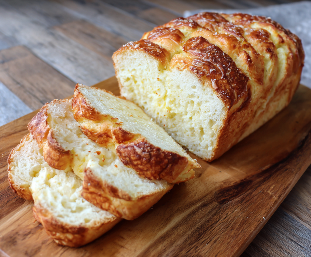 2-ingredient cottage cheese bread recipe