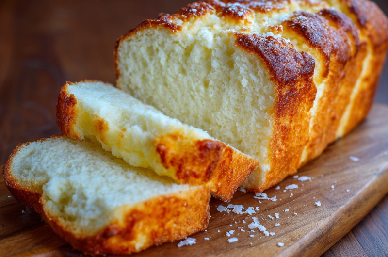 2-Ingredient cottage cheese bread recipe