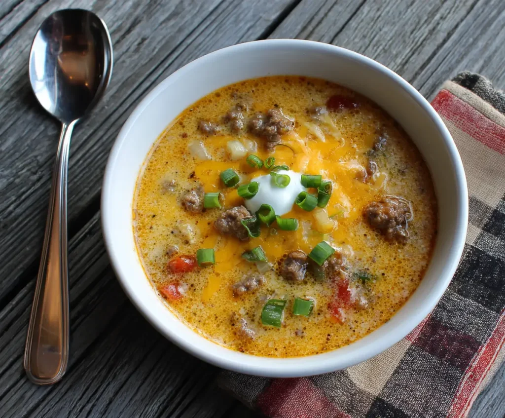 Cheeseburger Soup