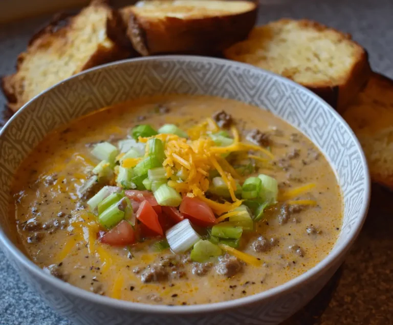 Cheeseburger Soup