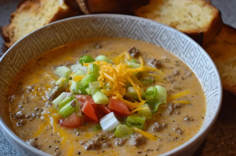 Cheeseburger Soup Recipe