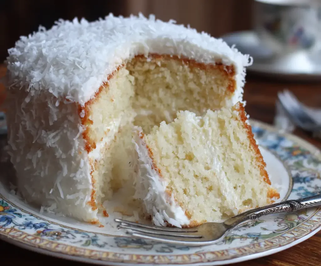 Coconut Cake Using Cake Mix