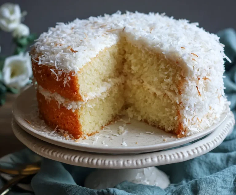 Coconut Cake Using Cake Mix