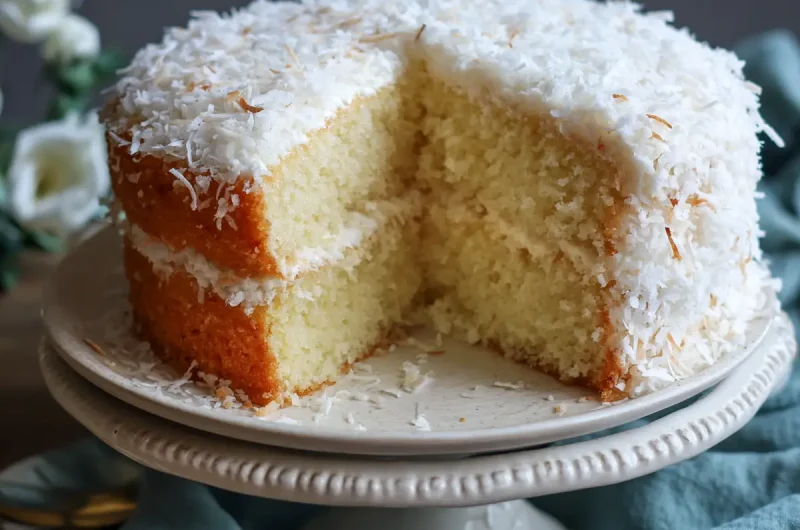 Coconut Cake Using Cake Mix Recipe