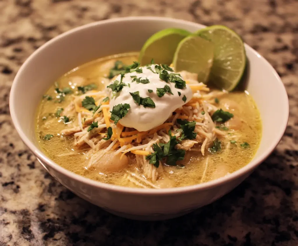 Crockpot white chicken chili recipe