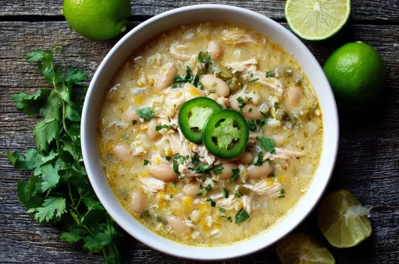 Crockpot white chicken chili recipe