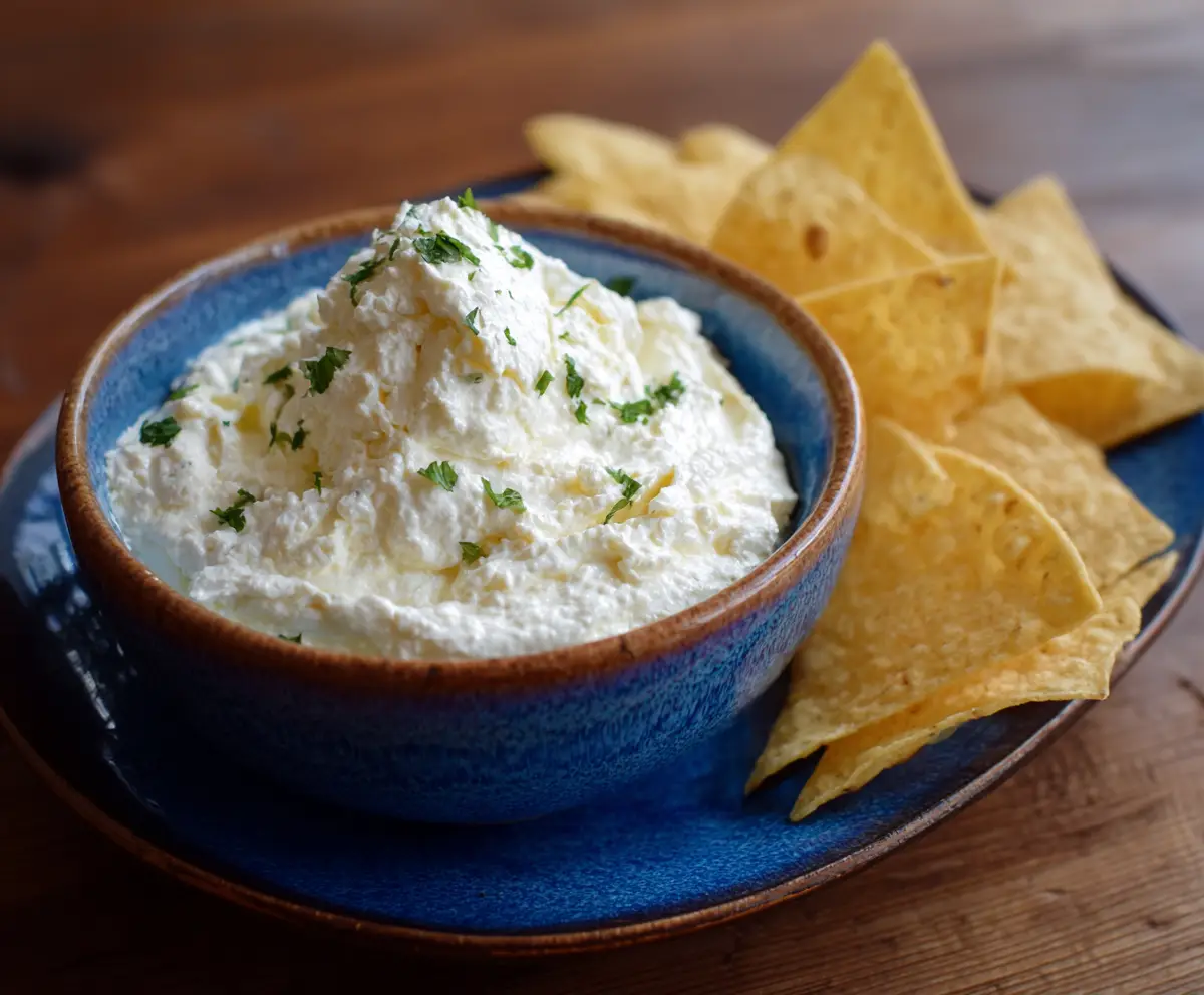 Homemade white Mexican cheese dip recipe