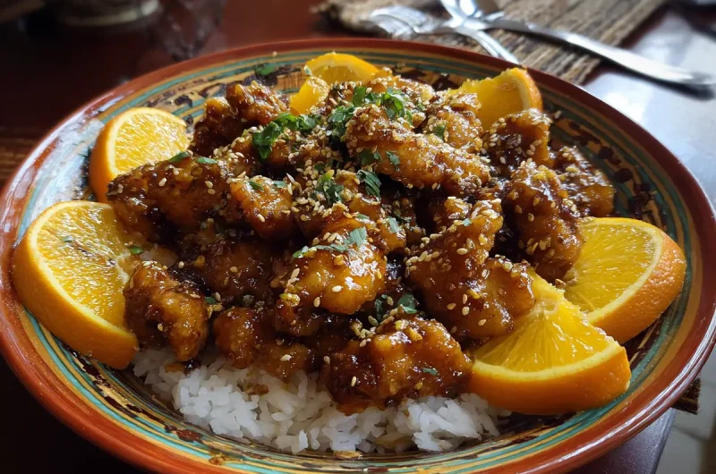 Orange peel chicken recipe