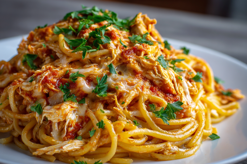 Easy Chicken Spaghetti Recipe