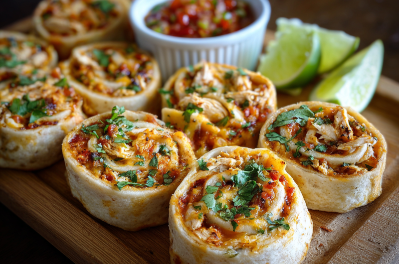 Irresistible Chicken Taco Pinwheels Recipe