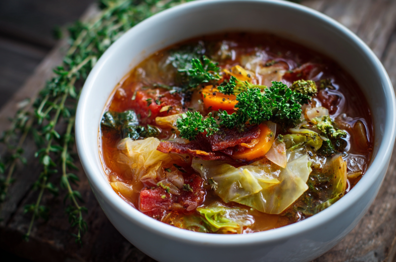 Healthy cabbage soup recipe