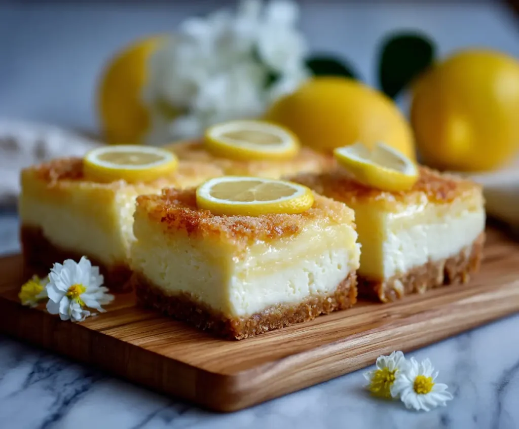 lemon cheesecake bars