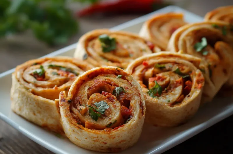 Mexican tortilla pinwheels recipe
