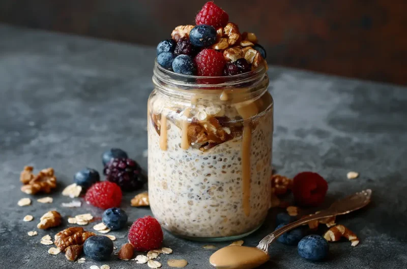 Overnight oats healthy recipe